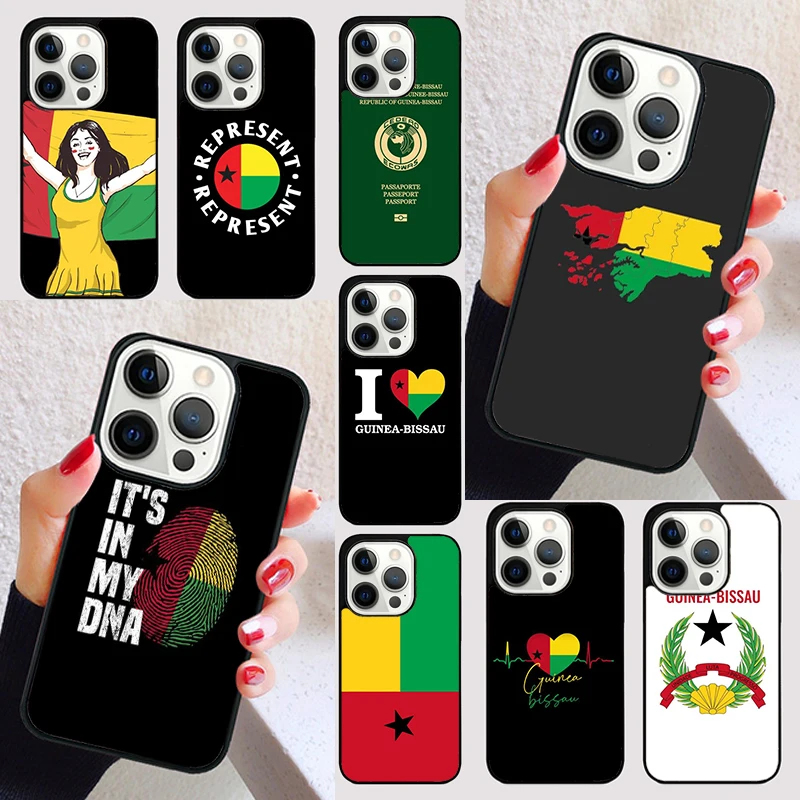

Guinea Bissau Flag cover For iPhone 15 16 13 12 11 14 Pro Max Mini Max SE 2020 7 8 15 16 Plus Phone Case