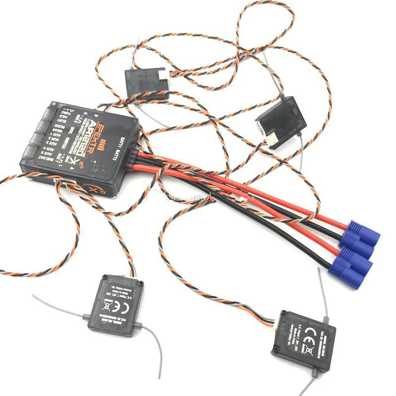 Receptor 12ch AR12120 DSMX XPlus PowerSafe SPMAR12120 com 4 satélites compatível com controle remoto X Plus JR Spek RC