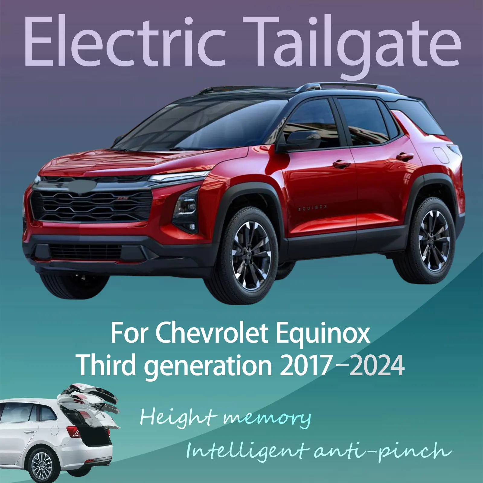 For Chevrolet Equinox/Holden Equinox 2017-2024 Electric Tailgate Hands Free Operation Electric Trunk Suction Smart Control