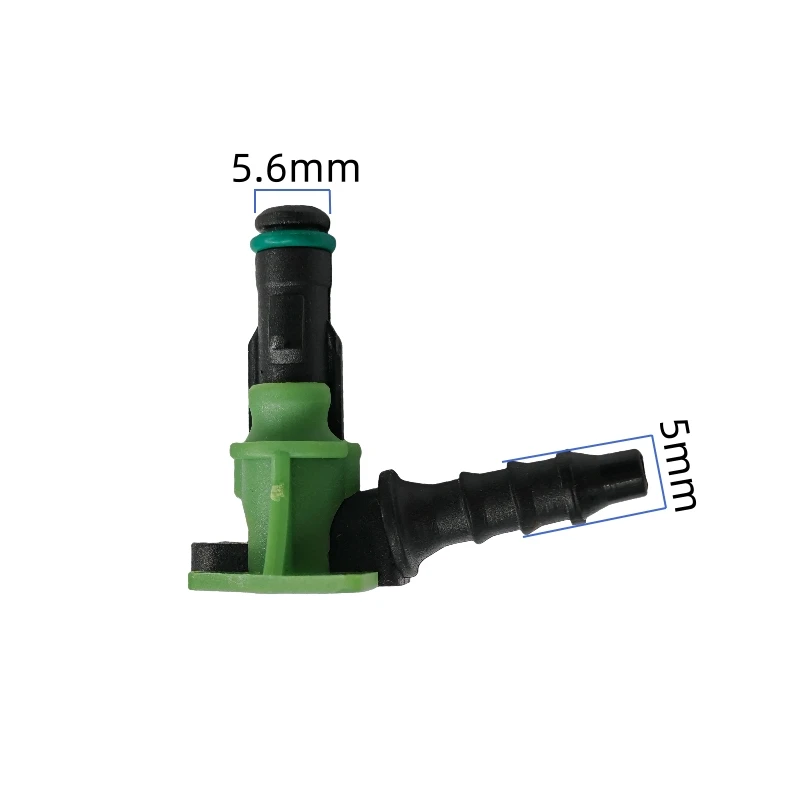 small size diesel injector return pipe for Siemens/vdo plastic green/black color plastic TEE connector 20pcs a lot
