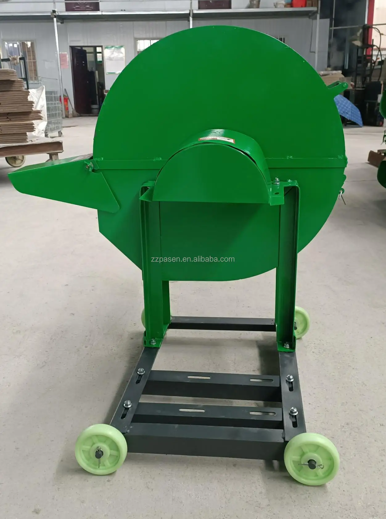 High speed low cost 4 blades banana tree branch straw chopper shredder