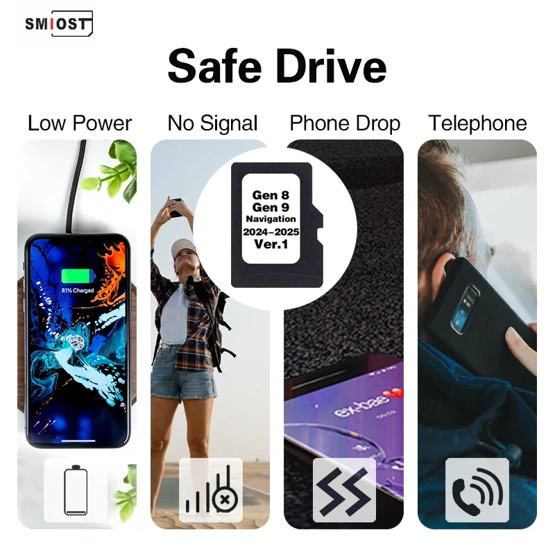 Update Maps EU UK for Lexus CT/ES/GS/IS/LS/LX/NX/RC Vehicle 2024/2025 GEN8 GEN9 Navigation TF Card 8GB GPS Card Software