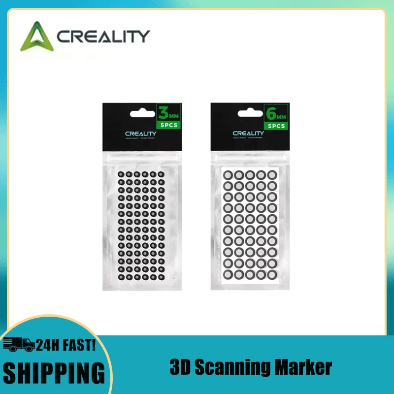 Creality 490/500 Points 3/6mm 3D Scanning Mark Point Tracking Dot for CR-Scan Raptor Otter Ferret Pro 3D Scanner