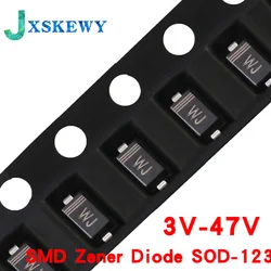 100Pcs SMD Zener Diode SOD-123 BZT52C11 WG BZT52C12 WH BZT52C13 WI BZT52C15 WJ BZT52C16 WK BZT52C18 WL BZT52C20 WM BZT5222 WN