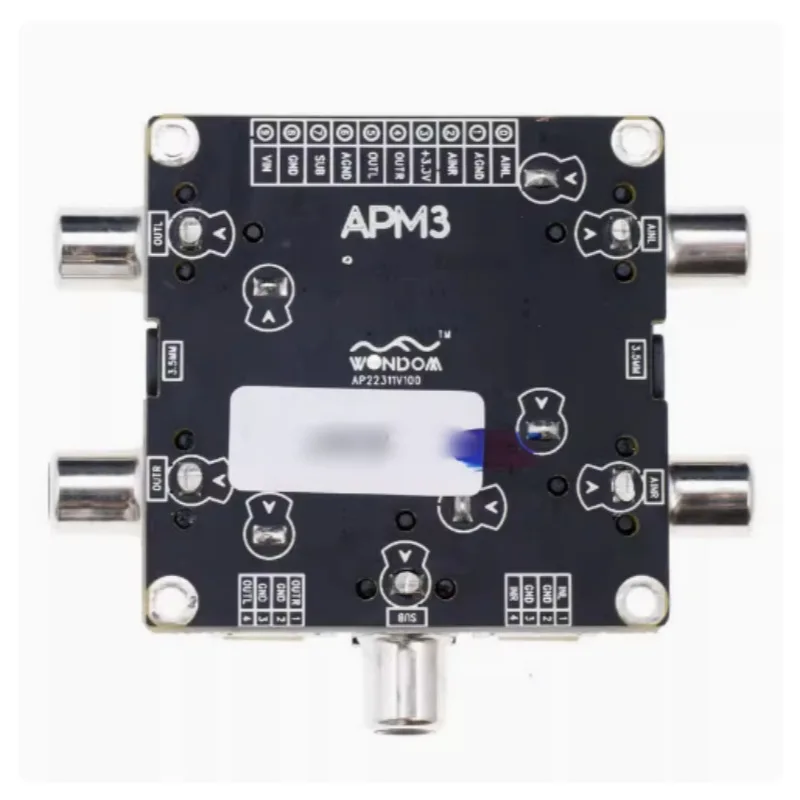 ADAU1701 2.1 DSP audio processor front stage, tone adjustment, volume control board electronic two-way frequency division