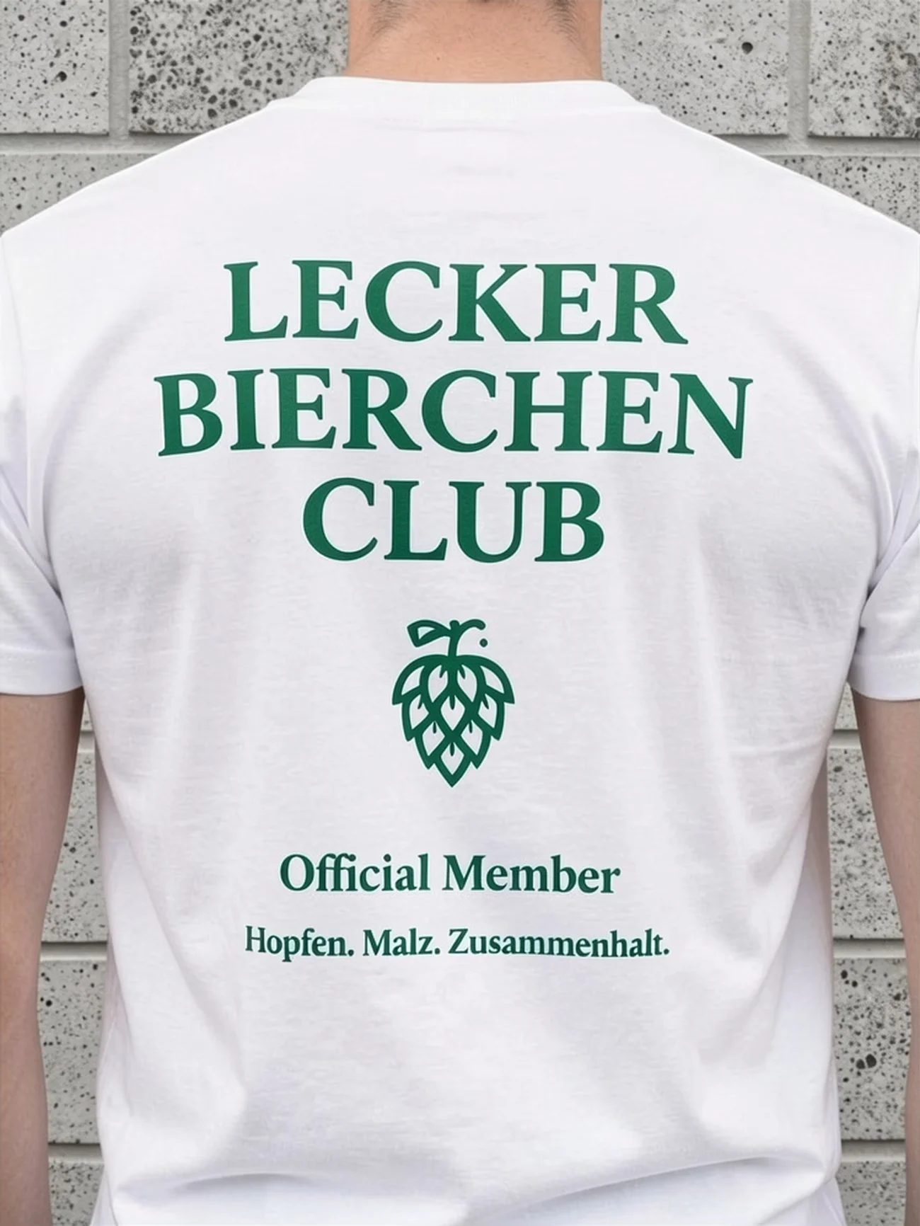 Funny Meme Lecker Bierchen Club Membership Beer Lovers Graphic T Shirt for Men Popular Men's and Women's Four Seasons top gift
