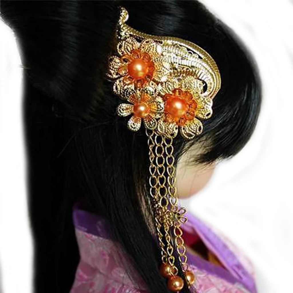 

[wamami] 699# Ooak Classical Ancient Hairpin For 1/4 MSD 1/3 SD DZ AOD BJD Dollfie