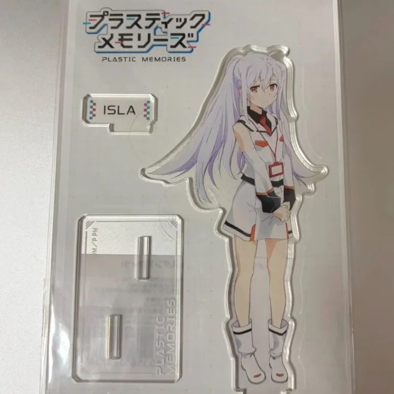 Plastic Memories Acrylic Stand Keychain Isla Unique Design Anime Shatterproof Office Tabletop Cabinet Ornament Bookshelf Display