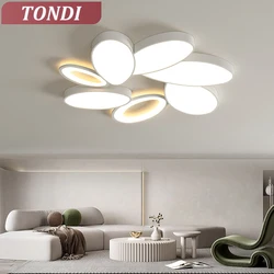 Modern Led Ceiling Lamp Chandelier For Bedroom Living Room Dining Kitchen Nursery Office Flower Light Simplicity Home Decor