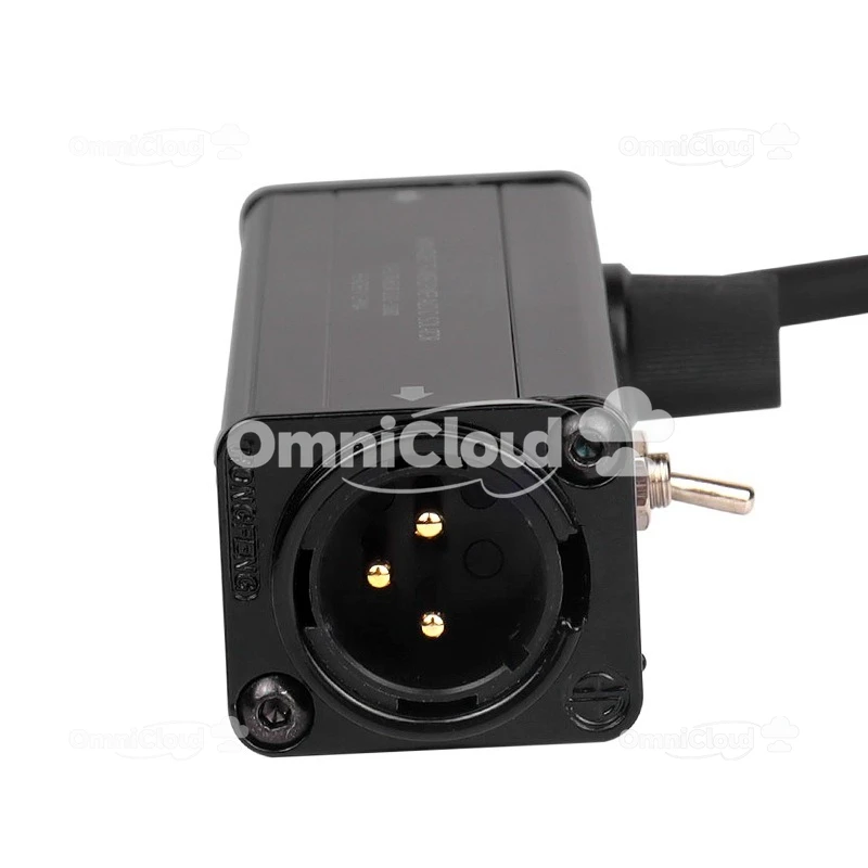 

3.5Mm stereo conversion microphone level balanced signal Xanon interface output mixer, eliminate current sound