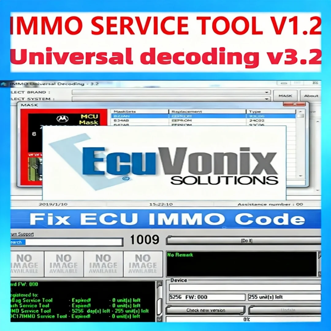 

ГОРЯЧИЙ EDC IMMO SERVICE TOOL V1.2 Программное обеспечение для ремонта автомобилей PIN-код EcuVonix Decoding V3.2 Immo Off CALCULATOR BSI VDO DASHBOARD