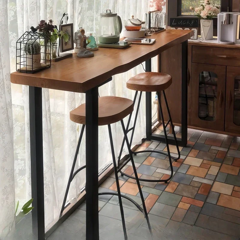 Wooden Entrance Table with Charging Station and Storage Rack 40 Inch Console Table with Power Socket and USB Port