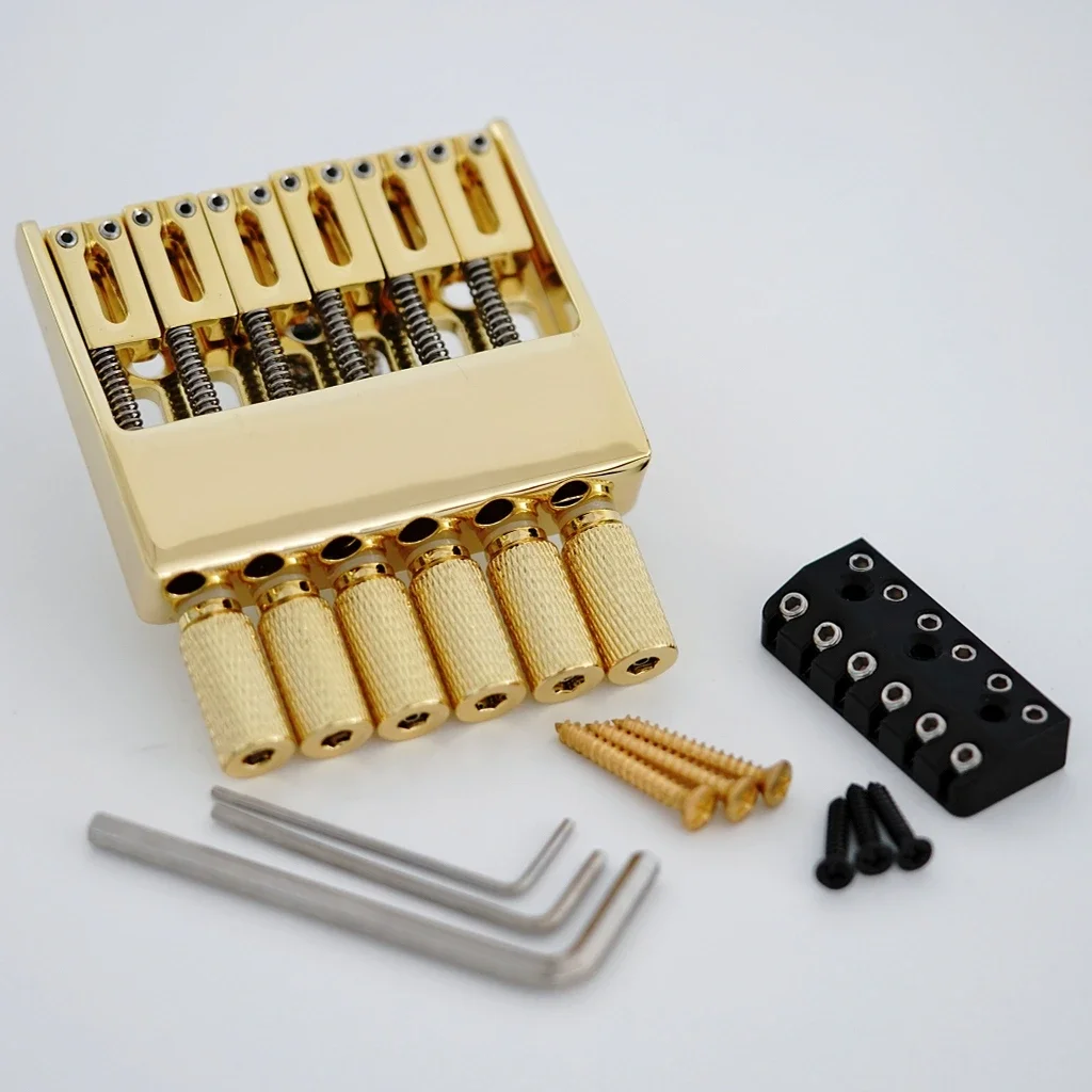 6 String Bridge Tailpiece for Headless Guitar Accessories, New, Multiple Colors