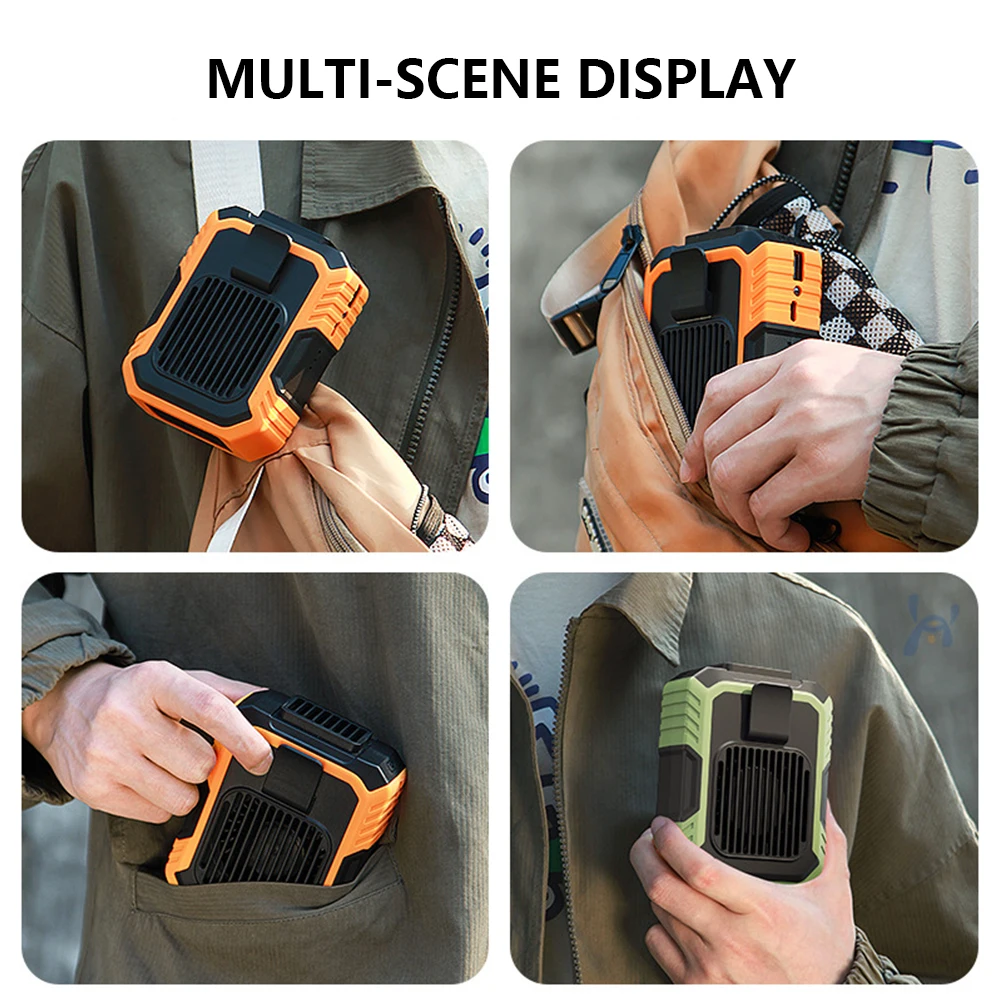 Portable Mini Waist Fan 3 Spee - Fishing Belt ulasan dan harga