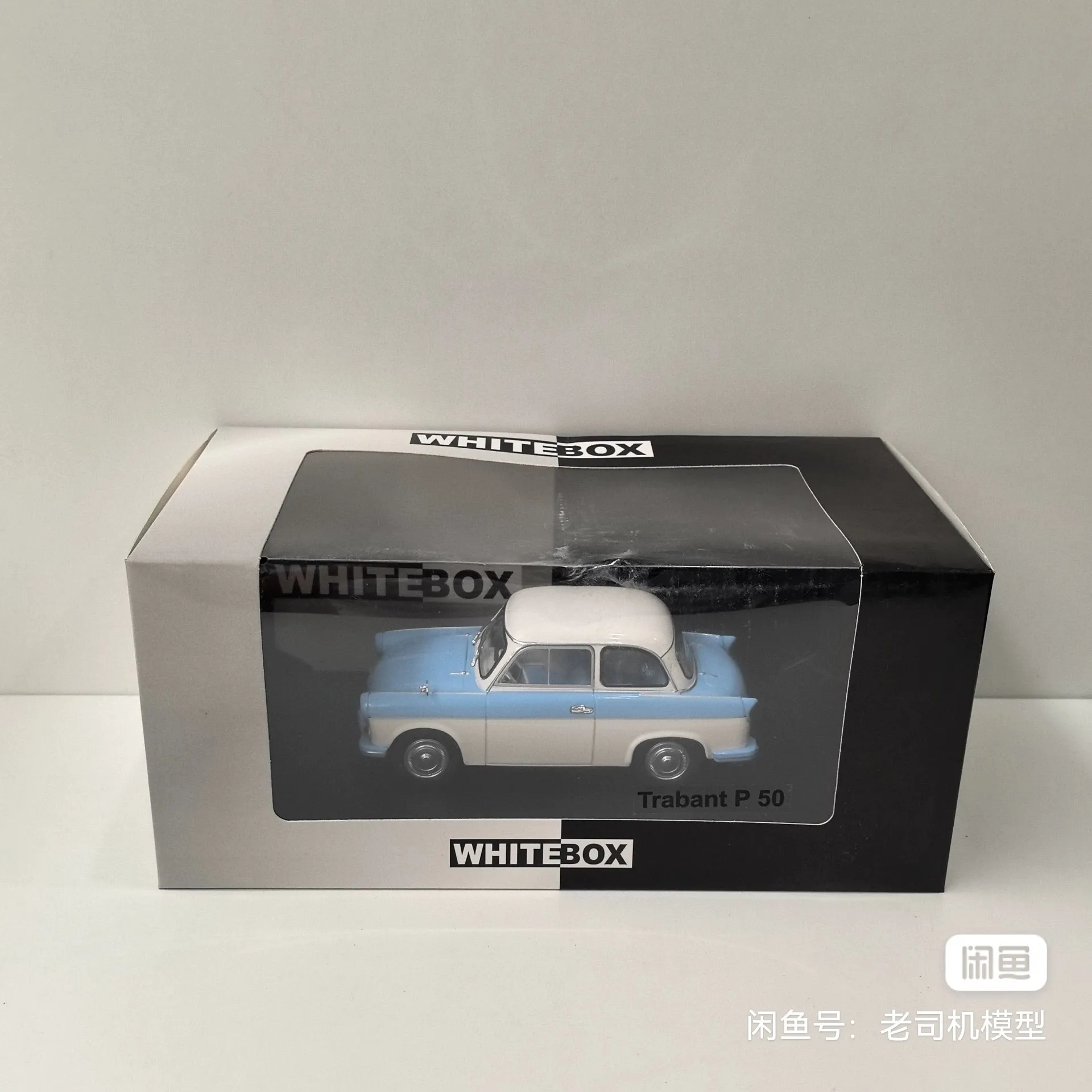 

Diecast WHITEBOX 1/24 Scale Trabant P50 Alloy Car Model Collectible Toy Gift Souvenir Display Ornament