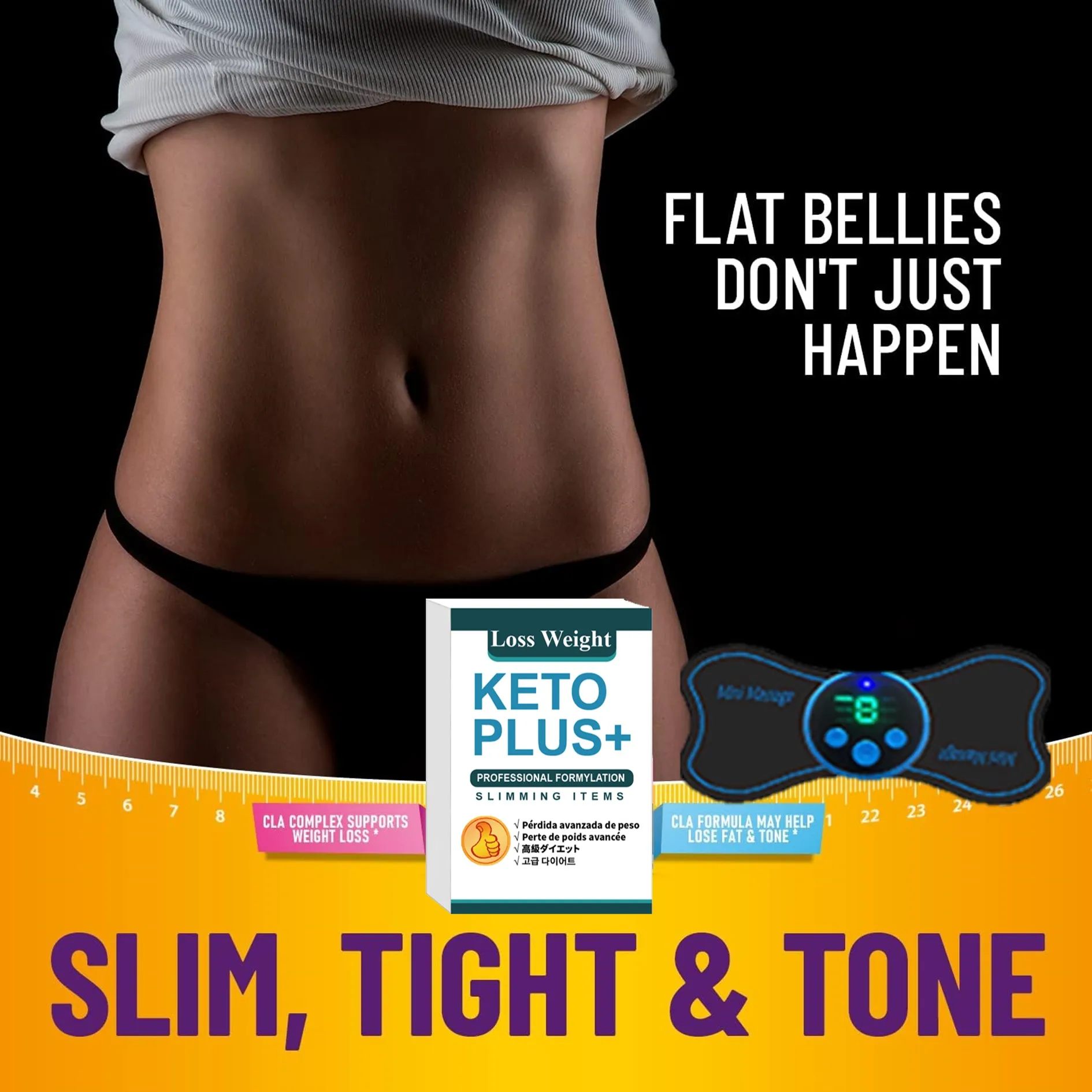 KETO+ WORKS Belly Losing to be Slimming and Healthy Good Product Very Useful on Weight Management