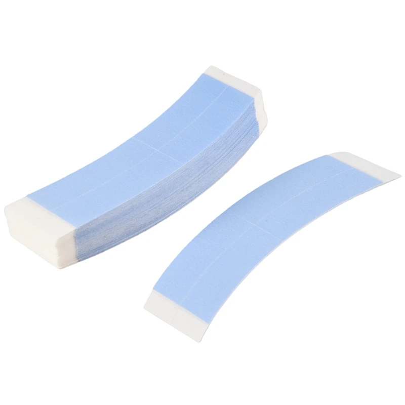 AT17 36 шт./лот, синяя фиксированная двойная лента для парика, клейкая лента для наращивания волос, водонепроницаемая для парика, кружевная пленка для парика с прорезящей линией