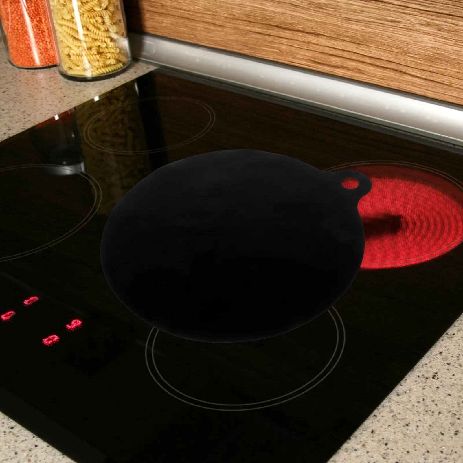 

Round Silicone Mat Induction Cooktop Protector Heat Resistant Heat Insulation Non Slip Countertop Pad Mat Oven Insulation Pad