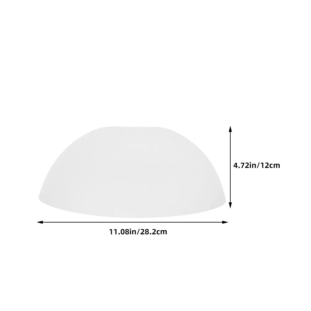 3Pcs White Plastic Mushroom Lampshades for Floor Lamps Wall Sconces Ceiling Fans Pendant Lighting Fixture Replacement Shades