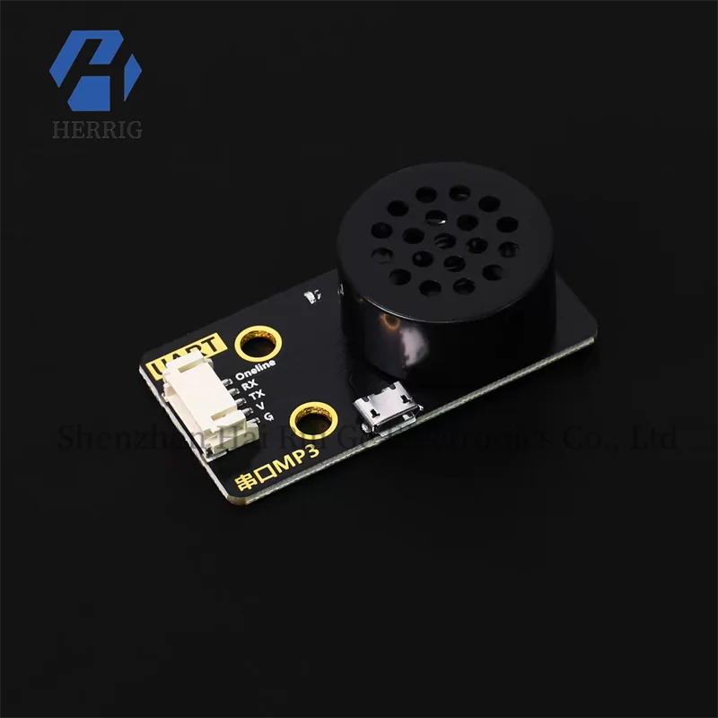 

AI offline intelligent voice serial port MP3 module for primary and secondary schools supports graphical programming