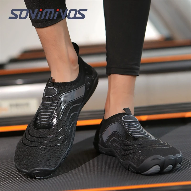 

Мужская обувь для босиком, минималистичная обувь с широким носком и нулевым падением для тренировок, кросс-тренажер, прогулочная обувь с заземлением для воды