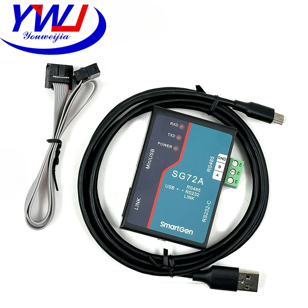 SG72A SmartGen RS232 RS485 LINK to USB a Communication Port Conversion Module Which Allows The Conversion Diesel Generator Contr