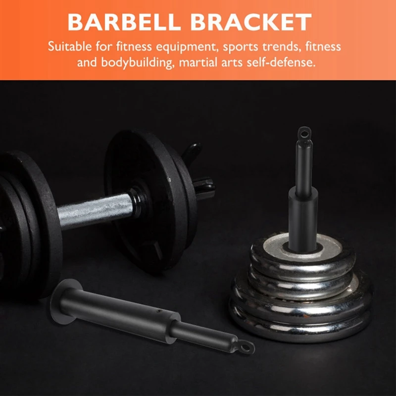 1 Sets Gym Weight Pin Barbell Weight Plate Cable Holders Barbell Slice Loading Pin Dumbbel Weight Bar Black Metal