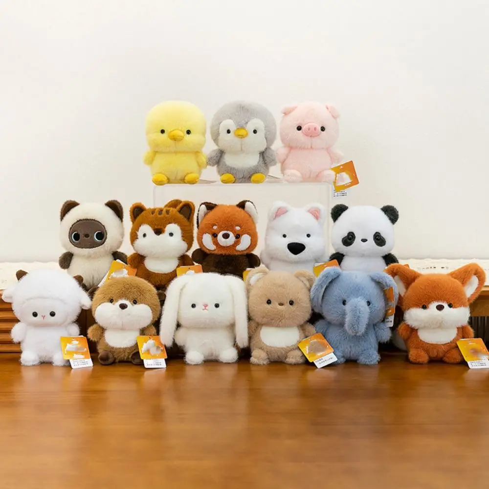 Kawaii Anime Elephant Rabbit Bear Panda Super Soft Plush Toy Desk Companion Doll Learning Partner Birthday Christmas Gift