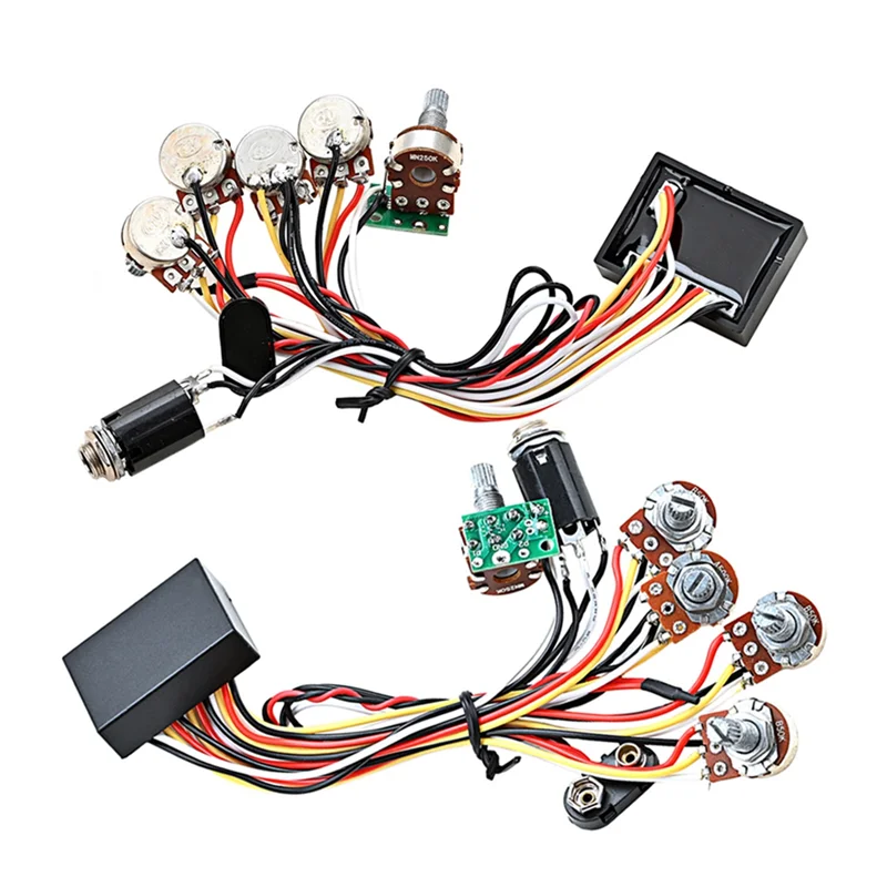 Бас 3-полосный активный и пассивный эквалайзер схема предварительного усиления для звукоснимателя басов