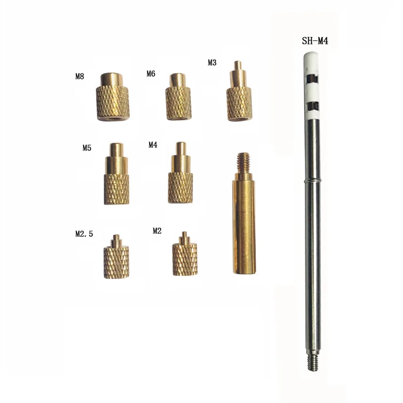 

IALJ-многоцелевой набор из латунной гайки с накаткой от M2 до M8, нагревательный инструмент для 3D-печати и паяльника для SH72 SH73