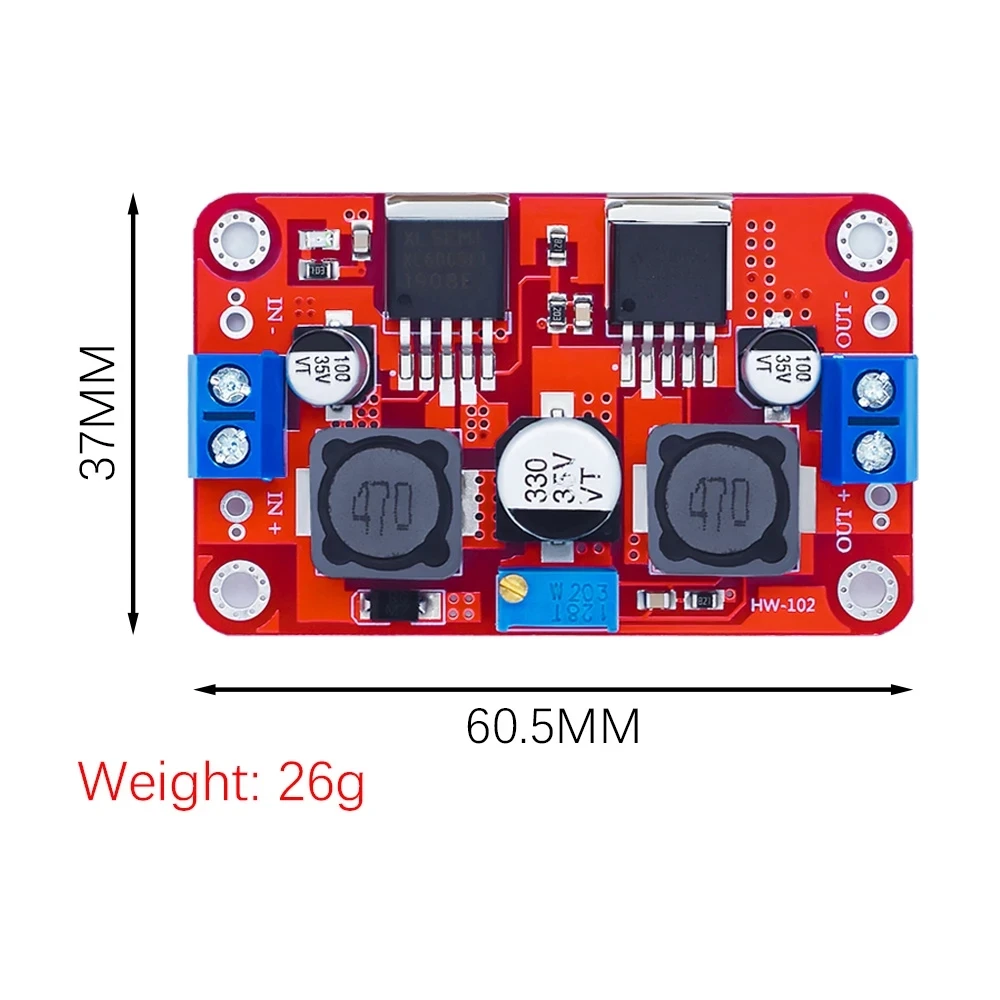 XL6009 LM2596S High Quality DC-DC Step Up Down Boost Buck Voltage Power Converter Module 1.25V-26V To 3.5-28V 3A