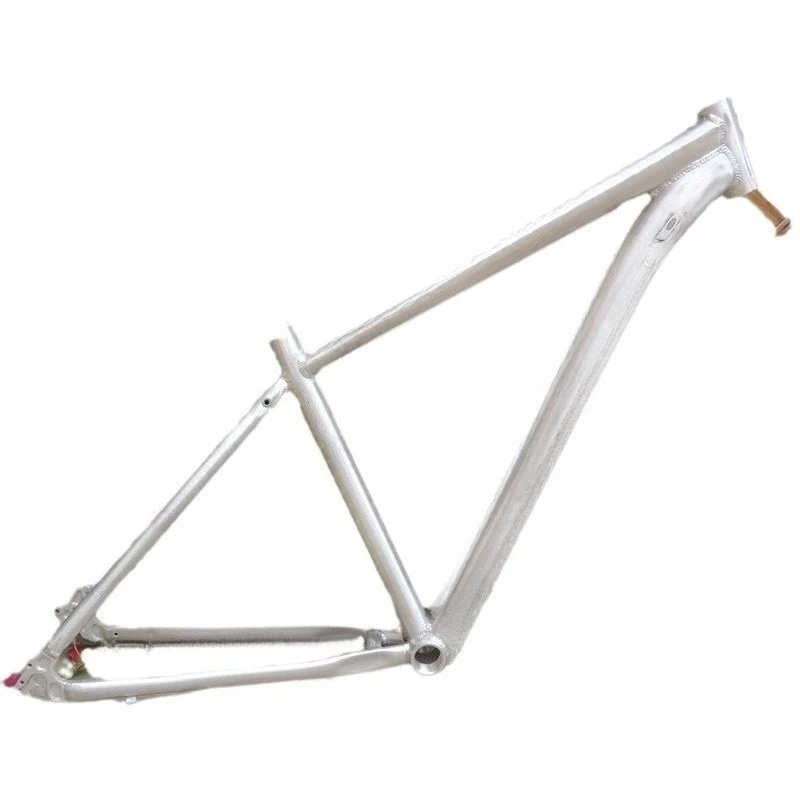 aluminum alloy mountain bike frame 26 27.5 inch unpainted raw finish disc brake internal cable routing