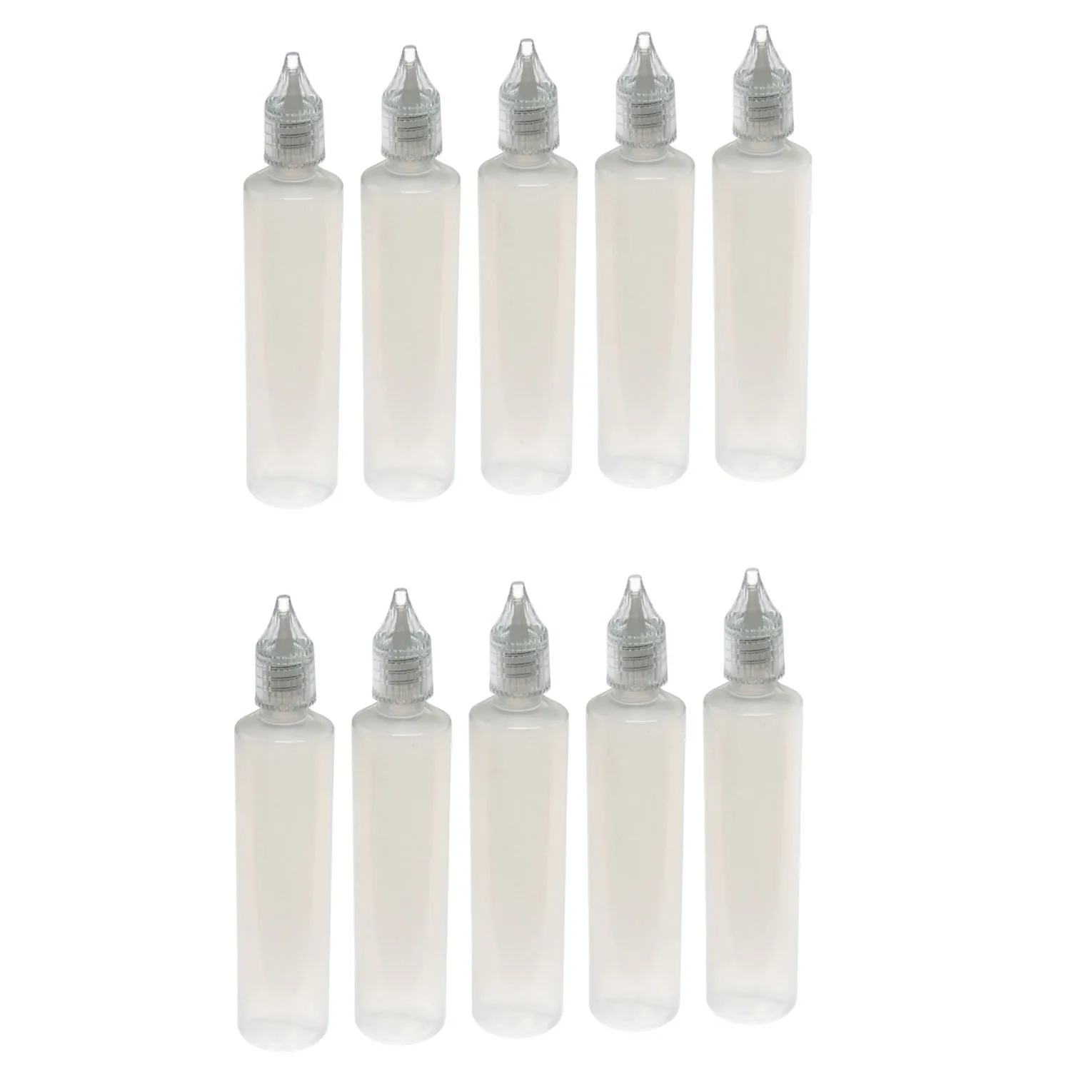 5Pcs 10/15/30/50ml Refillable Squeezable Needle Bottle Point Line Diy Polymer Clay Tools Gifts