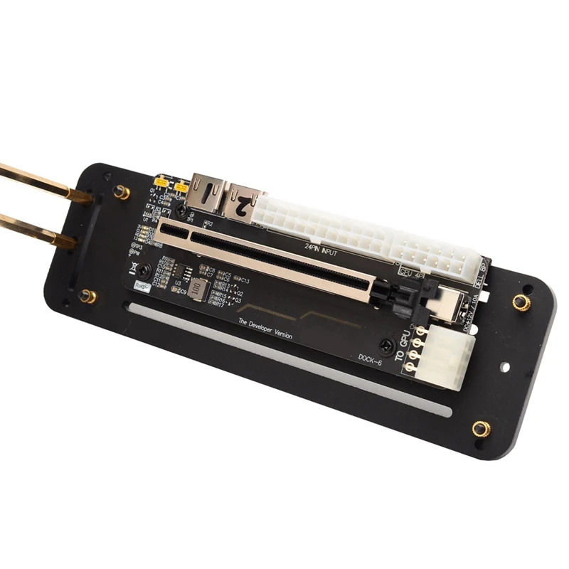 Laptop External Graphics Card EGPU PCI-E 3.0 X16 To M.2 NVMe Extension Cable with Bracket for ITX-A69M view 2