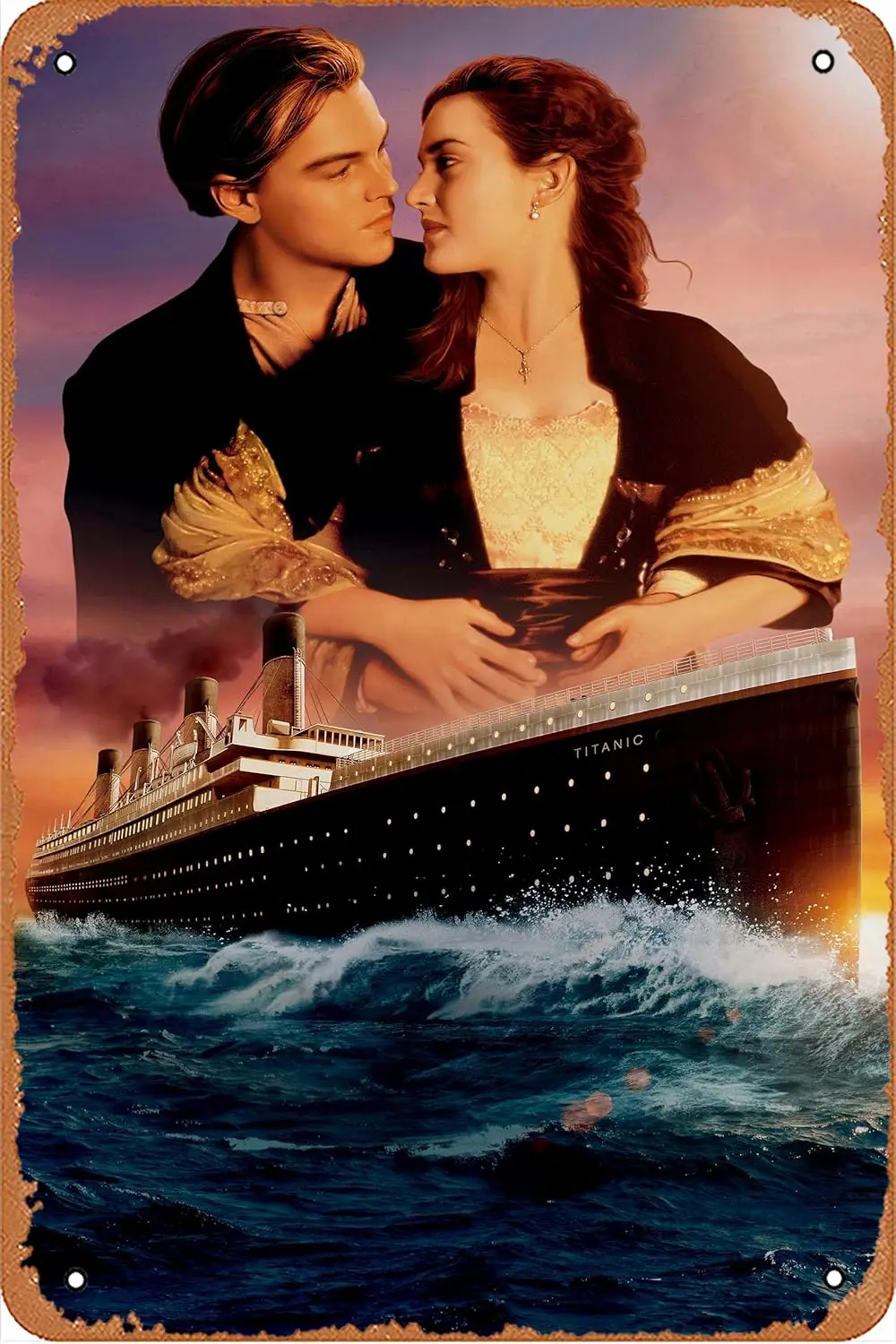 Titanic Trending Movie Posters On The Wall Metal Tin Sign/Metal Plaque Metal Sign Retro Vintage Metal 8 X 12 Inc