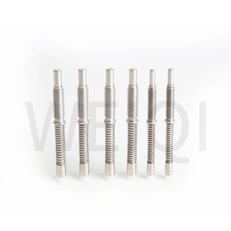 Free Shipping VCN531 Spring Plunger Stainless Steel Retractable Spring Plunger POM Head M2/M3/M4/M5