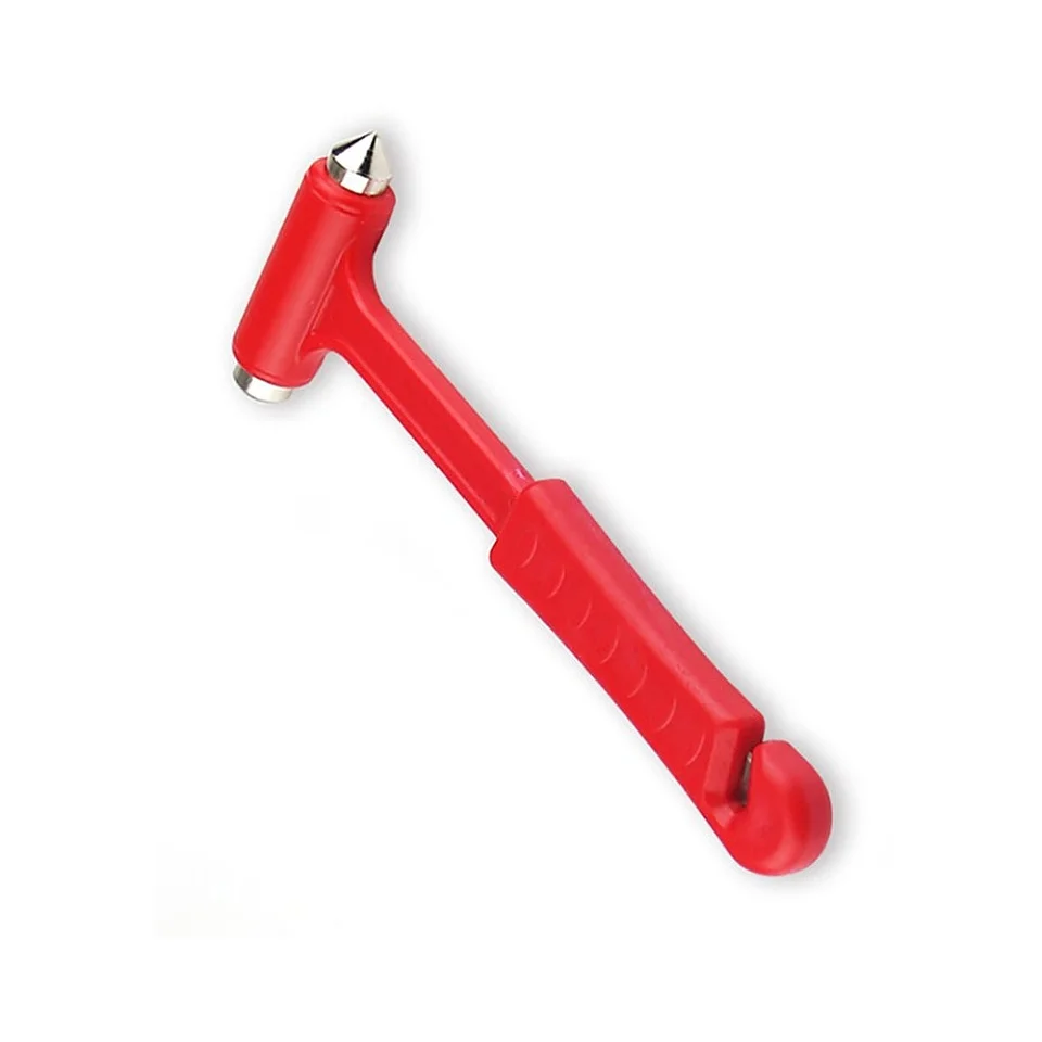 Car Emergency Safety Hammer Multifunctional 2-in-1 Seeking Growth Handle Broken Window Artifact Outdoor Emergency Hammer Cutting