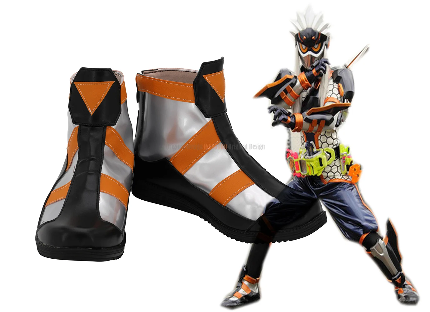 

Masked Rider Fuma Shoes Cosplay Kamen Rider Fuma Cosplay Short Boots Custom Made