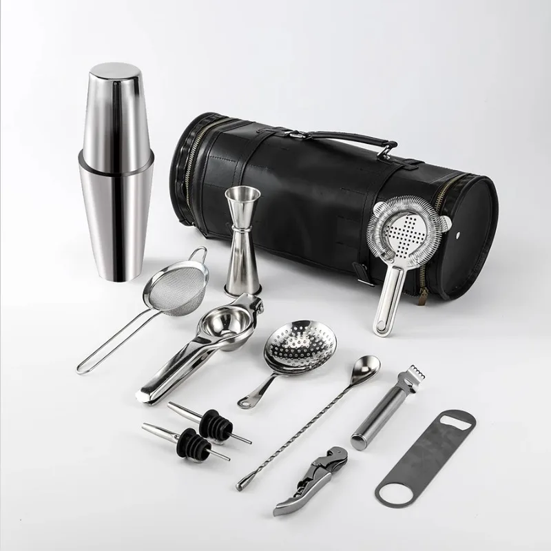 

portable set bartender, bartender kit storage