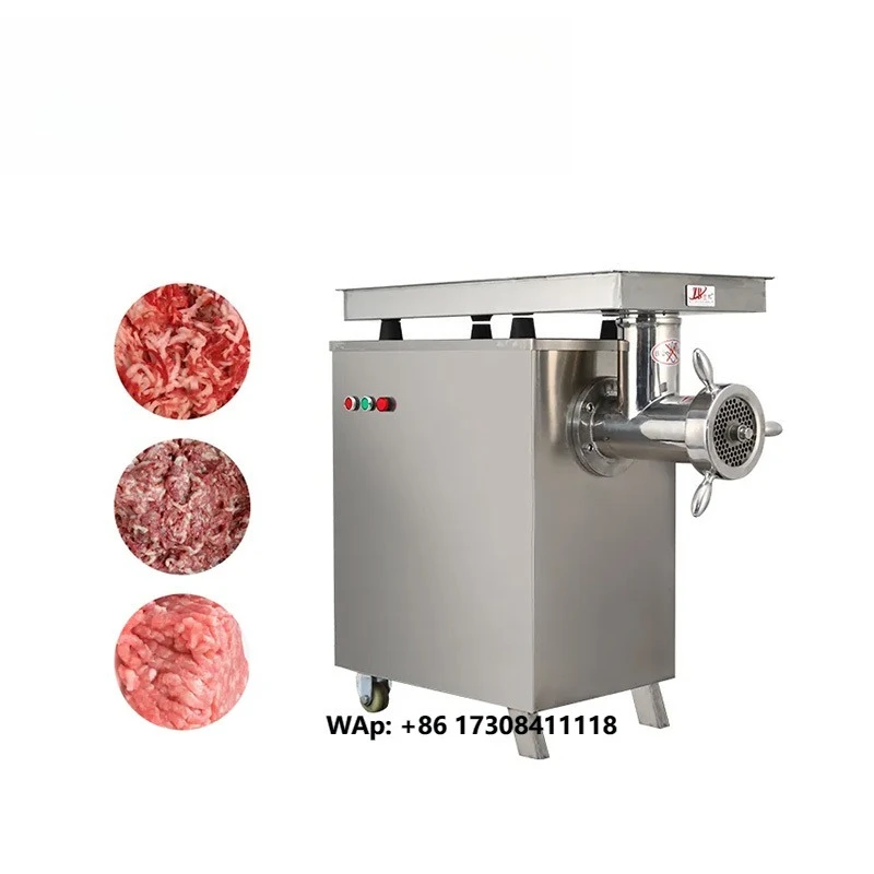 Industrial Commercial Automatic Frozen Meat Block Chili Sauce 304 Stainless Steel Meat Grinder