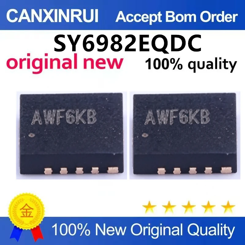 (5pcs-100pcs)Brand new original SY6982EQDC silk screen AWF QFN-16 boost lithium-ion battery charger IC chip
