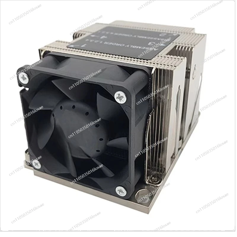 

Кулер для процессора с тепловыми трубками и вентилятором для серверов 2U, интерфейсы 3647, 4189, 4677, SP3, SP5, SP6