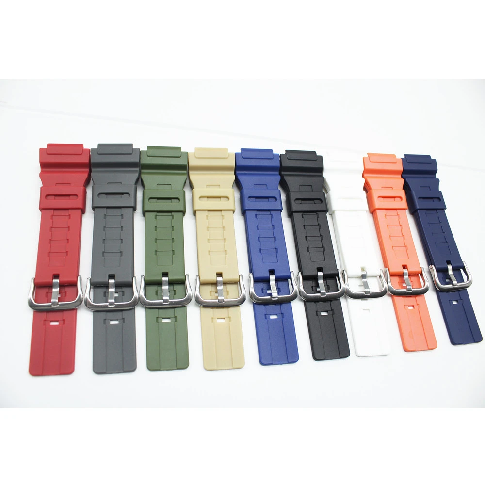 Watchband For MCW200 MCW-200 Strap Wrist Premium TPU Watch band accessories Comes with pin tool