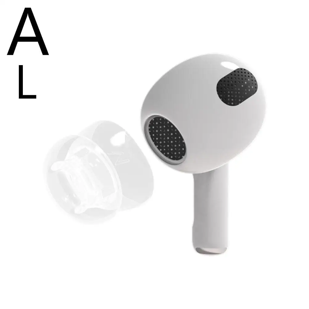 เปลี่ยนหูฟังสําหรับ AirPods 4 หูฟังหมวกหู Soft TPE Anti-SLIP ลดเสียงรบกวนปลั๊กอุดหู 1 คู่ Anti Fall Eartips U6M4