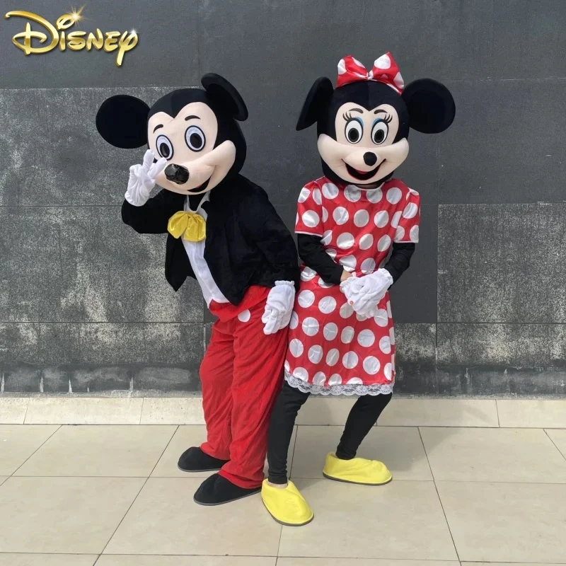 

Customized Disney Mickey Minnie Mouse Mascot Set Classic Cartoon Characters Advertising Event Party Adult Costume Large Mascot