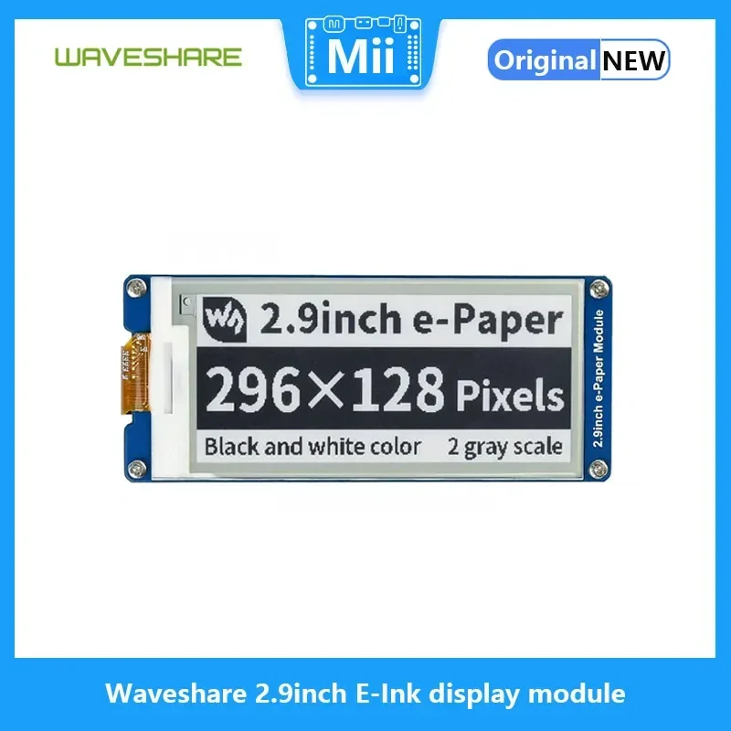 Waveshare 2.9inch E-Ink display module black/white two colors e-paper supports Partial Refresh Compatible with Raspberry