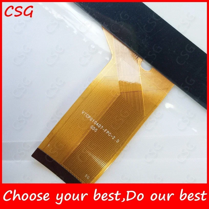 Tablet acrecional de 100% polegadas, novo painel de toque, sensor de vidro, digitalizador