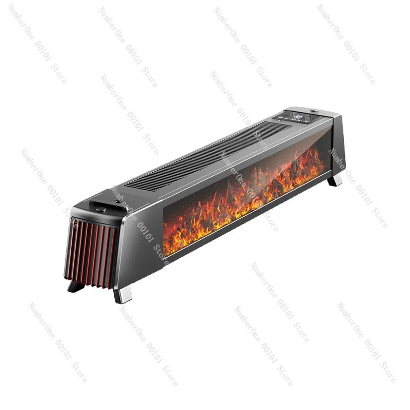 Home Graphene Baseboard Heater, Humidifier and Heating Device, Large-area Quick Heat Fan, Clothes-drying Function, Energy-saving