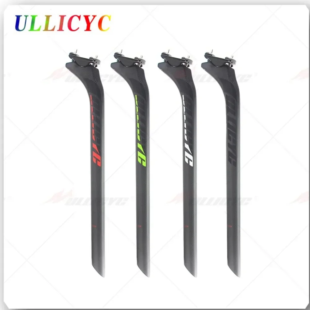 Ullicyc New Carbon Bike Cycling Seatpost ,MTB/Road, Matte ,Red/Black/Green/White 20Degree ,27.2/30.8/31.6*400mm