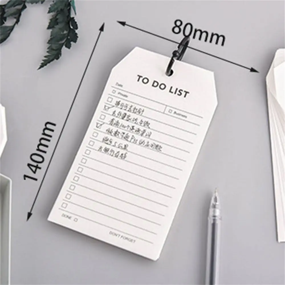 นักเรียน Multifunctional MeMO Pad Study Work Notepads วางแผน Note Pads รายวันตารางรายการหลวม Leaf Planner Memo To Do List